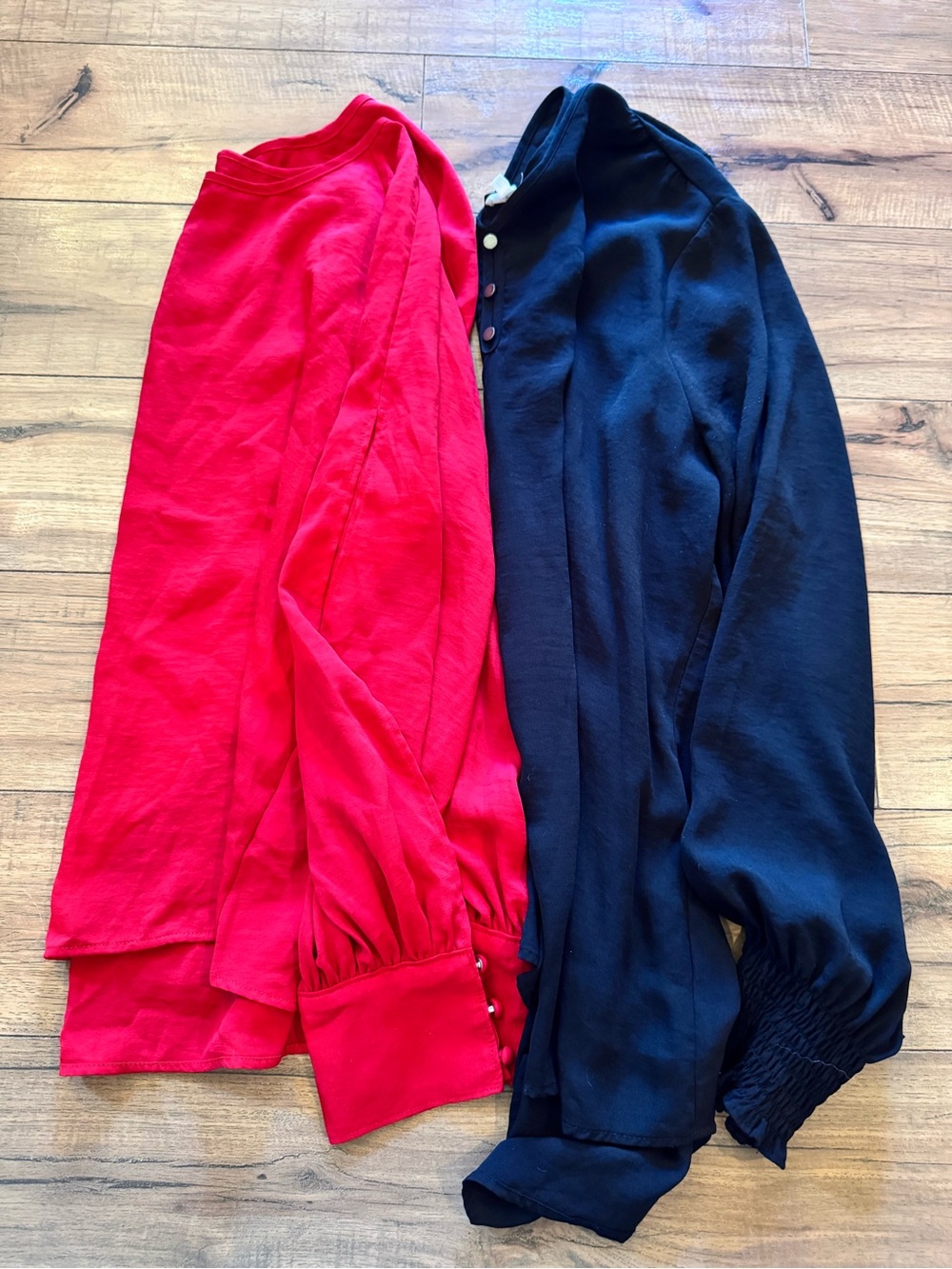 Kids Long Sleeve Casual Bottoms - Red and Black